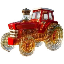 Vintage Decanter, Decorative Whiskey Bottle, Off-Road Vehicle Design, Transparent glass bottle Bar decoration (I)