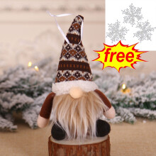 Ornements de Noël artisanaux en forme de gnome pour décorer le sapin – Compatibles avec les décorations de sapin de Noël