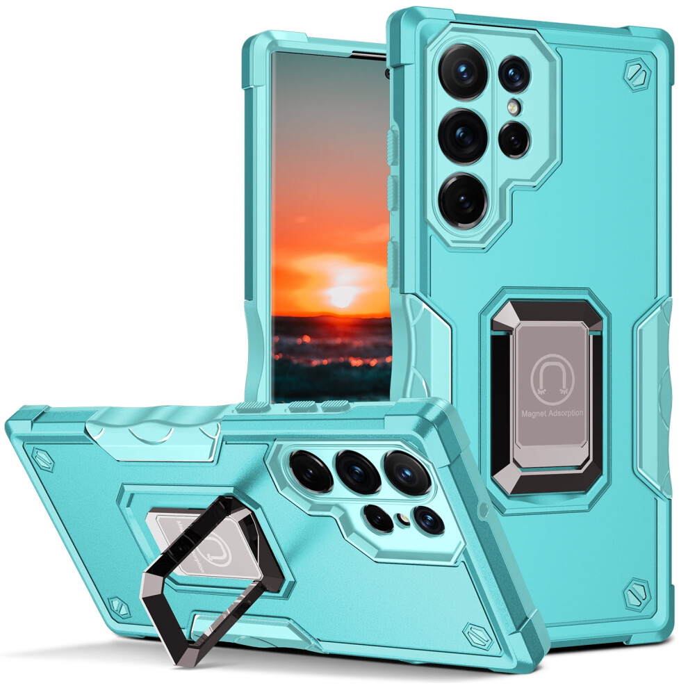 Galaxy S22 Ultra Case With Stand Â Military-Grade Rugged Hybrid Kickstand, Anti-Scratch & Shock-Absorbing Bumper Cover, Compatible With Samsung 9170372126378