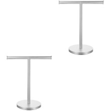 Porte-serviettes de salle de bain ETEREAUTY, support stable en forme de T, sans perçage, lot de 2