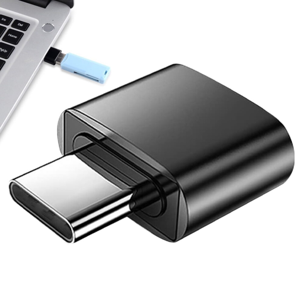 Type C To Usb Converter Â Portable, Lightweight Adapter For Phones, Tablets, Laptops; Good Heat Dissipation; Compatible With Usb-C Devices 9165521625611