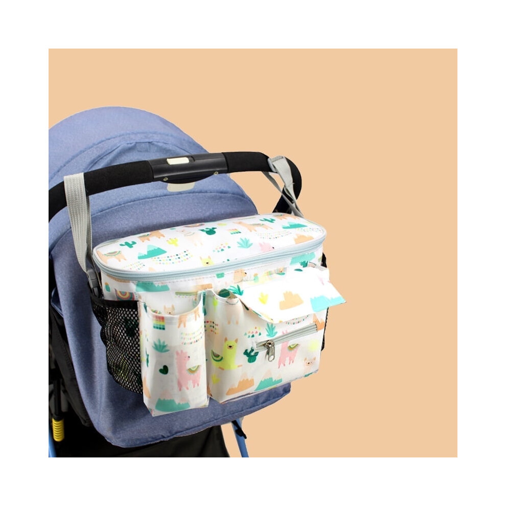 Universal Stroller Organizer with Thermal Cup Holders – Fits Uppababy, Nuna, Doona, Bugaboo, Babyzen & Pet Strollers