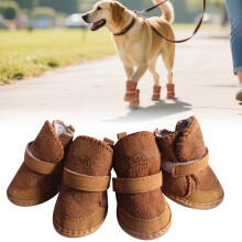 Winter Boots for Small Dogs and Cats Brown XS-XL