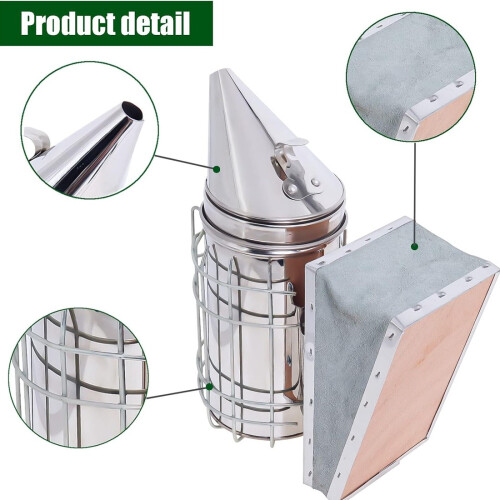 Beekeeping tools Stainless Steel Large Heat Shield Beekeeping Apiary Beekeeper 1
