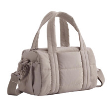 Mini gym bag for women with detachable strap sand