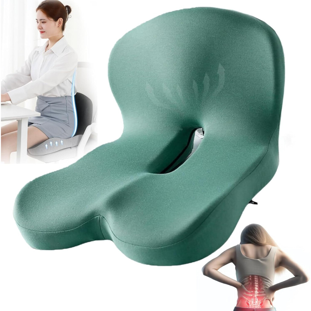 L-Shaped Memory Foam Seat Cushion With Lumbar Support 1 Pack 919886063811