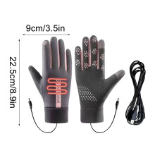 Gants d'hiver chauffants USB pour hommes et femmes