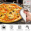 Forma de pizza antiaderente em aço carbono de 23 cm (9 polegadas) 3