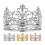 Διακοσμητικό Τούρτας Vintage Crown, Διακοσμητικό Τούρτας Γενεθλίων για Πάρτι, 1