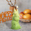 Silikone Gnome Lysform Orange Pink Lille Hjertehat 5