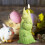 Silikone Gnome Lysform Orange Pink Lille Hjertehat 6
