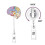 Nurse badge reels with anatomy patterns3pcs 5