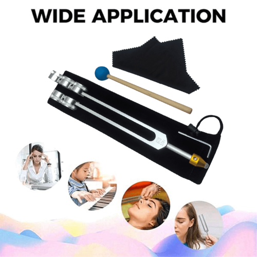 Conjunto de diapasões OTTO32Hz com base para terapia sonora 1