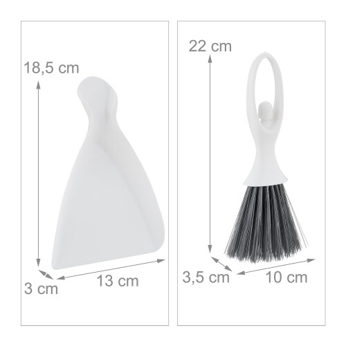 Ensemble mini-pelle et balayette, lot de 4, design compact 2