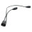 Cabo divisor flexível Micro USB fêmea para 2 Micro USB macho, com estabilidade de sinal e transmissão de 30 cm/12 polegadas de comprimento. 6