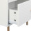 Bedside Cabinet with 2 Drawers, White 6