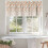 Flower Orange Valance Cotton Linen 42x18in 1 Panel 4