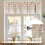 Flower Orange Valance Cotton Linen 42x18in 1 Panel 7