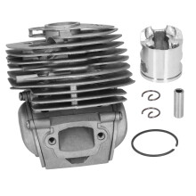 Conjunto de cilindro e pistão de reposição premium de 46 mm compatível com motosserras Husqvarna. Excelente dureza superficial, alta eficiência