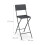 Klappbare Barhocker, wetterfeste Rattan-Optik 4