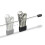 Hosenbügel aus Metall, 25er-Pack, verstellbare Clips 5