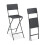 Klappbare Barhocker, wetterfeste Rattan-Optik 9