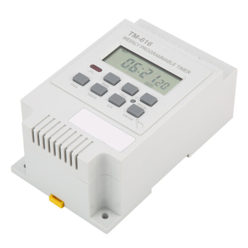Temporizator de înaltă performanță, comutator de control al timpului cu microcomputer, comutator digital LCD programabil, cu baterie