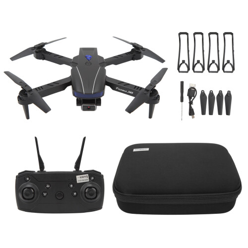 Smart FPV Drone With4K HD Camera Foldable Frame Carrying Case Trajectory Flight Gesture Recognition Altitude Stability WiFi Live Feed LED
