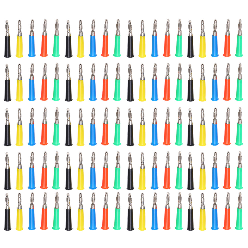 Banana Plug Jack Speaker Banana Plugs Connector Amplifier Terminal Binding Post Connector Good Electrical Conductivity Stable Performance For 9551475259031