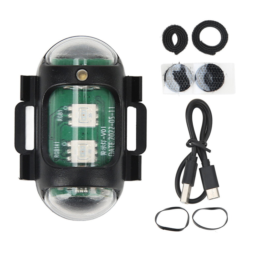 3Color In1 Drone Strobe S High Brightness F Anti Collision Pilot Faa Anti Collision Req Multiple Installation Methods Type C Light 9180479403821