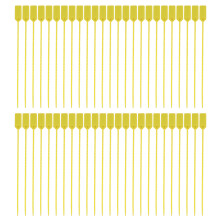 Tamper Evident Plastic Zip Tie Tags Self Locking Waterproof Durable Multi Purpose Security Markers Heat Resistant Weather Resistant Reusable Cable