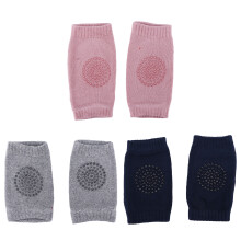 Breathable Material Baby Knee Pads for Crawling Soft Cotton Blend Anti Slip Protection Adjustable Fit Comfortable Stretch Machine Washable Toddler