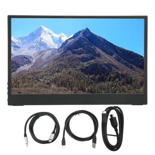 Οθόνη ταξιδιού για φορητό υπολογιστή USB-C, FHD1080P IPS HDR εξαιρετικά λεπτή εξωτερική