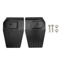 Pedane pieghevoli per moto, poggiapiedi extra large, pedane larghe, robuste e durevoli, realizzate in alluminio CNC, pedane regolabili per un comfort