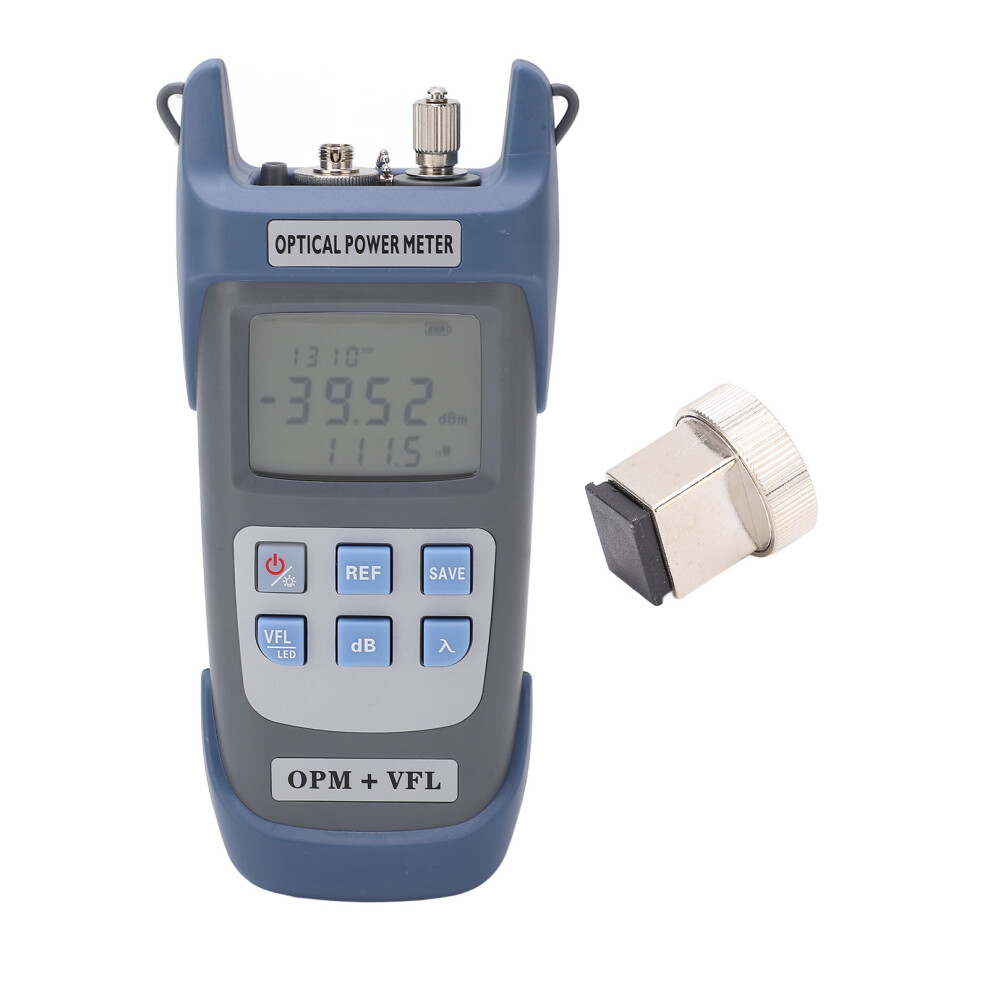 Clear Blue Screen Fiber Optical Power Meter Quick And Accurate Optic Test Equipment Visual Fault Locator Automatic Power Off Dust Resistant Design 9370362716392