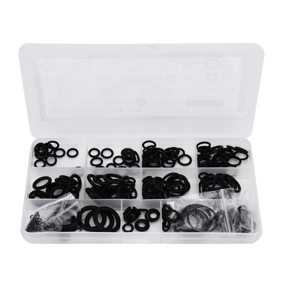 Oil Resistant Heat Resistant Rubber Washer Orings Assortment, 270Pcs Nitrile Rubber Pressure Washer O Ring Kit With Anti Static Wear Resistant 9370362714664