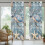 Cortinas externas com estampa de tartaruga marinha, 54x108 polegadas, impermeáveis, corais. 6