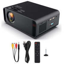 Älykäs ulkoprojektori HDMI- ja USB-liitännällä, automaattitarkennus, 4K-tuettu HD LED -projektori retkeilyyn ja takapihan elokuvailtoihin