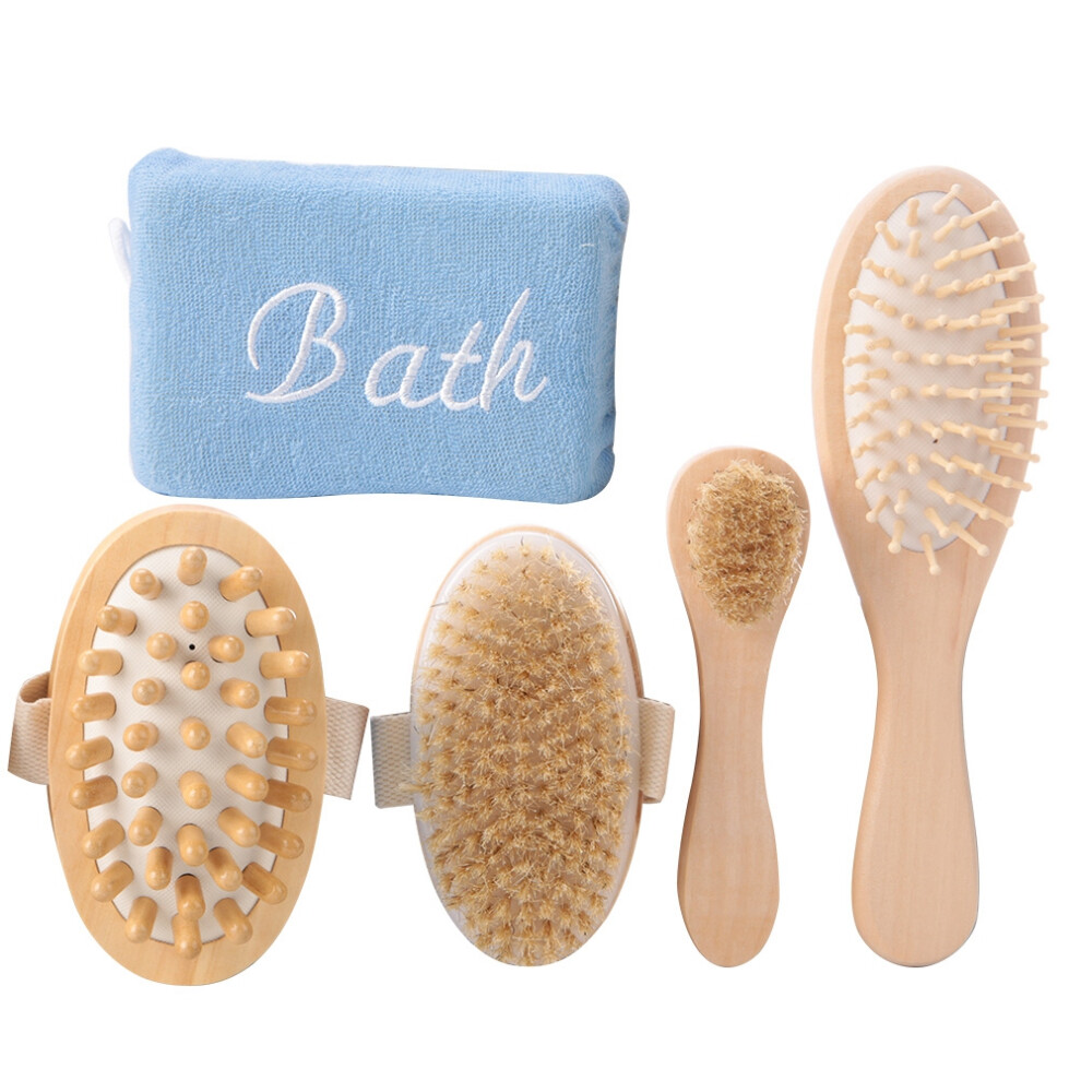 Detangling Massage Brush For Smooth Hair And Skin, Drain Excess Fluids While Promoting Blood Flow And Natural Oil Distribution