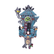 Vintage Cuckoo Clock Resin Wall Art Featuring Led Illumination Fantasy Themed Cuckoo Clock With Birds Sing Every Hour For Home Interior Elegance