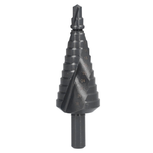 Corrosion Resistant Drill Bit Spiral Step Design Multi-Functional Titanium Coated HSS Drill Spiral Cone Automatic Deburring Tool For Aluminum Copper