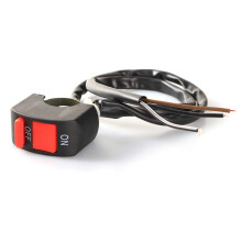 Waterdichte IP65 motorfietsstuurschakelaar LED koplamp aan/uit schakelaar universele montage eenvoudige bediening compatibel hoogwaardig materiaal