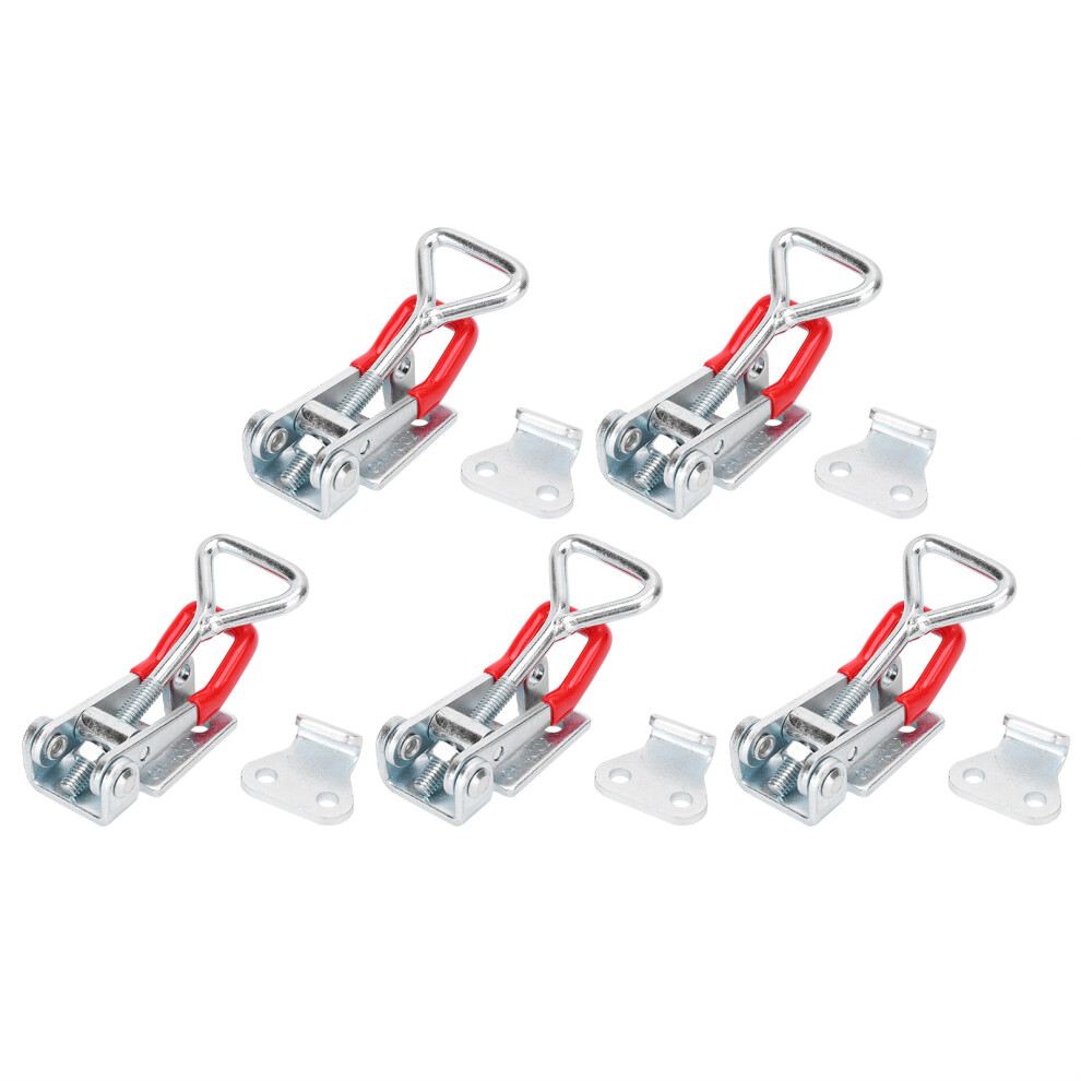Strong Holding Capacity Adjustable Toggle Clamp Stable Safe Operation Quick Release Toggle Latch Full Load Bearing Steel Frame Anti Rust Corrosion 9191629220571