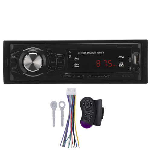 Στερεοφωνικό αυτοκινήτου FM Bluetooth με USB SD TF Υποστήριξη εισόδου AUX Κλήσεις Hands Free