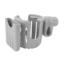 Multi Purpose Bottle Holder For Strollers Bikes Universal Fit Rotating Cup Phone Organizer Water Resistant Durable Build Easy Installation Anti Slip