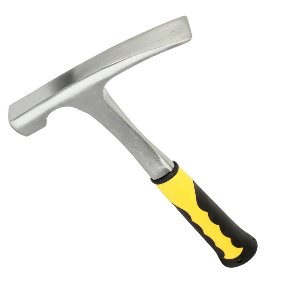 Masonry Brick Hammer Shock Reduction Grip Non Slip Handle Geology Hammer Double Head Design Versatile Application Portable Design Wear Resistant 9014198292230