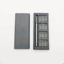 Petit kit d'outils comprenant un tournevis magnétique de précision 24 en 1 avec embouts doubles et embouts en acier S2 résistants à l'usure et à