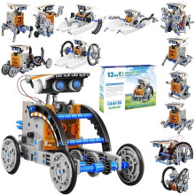 13-in-1 Solar Robot Kit for Kids 8–12, STEM Educational Toy, Build 13 Solar-Powered Models – Compatible with STEM learning