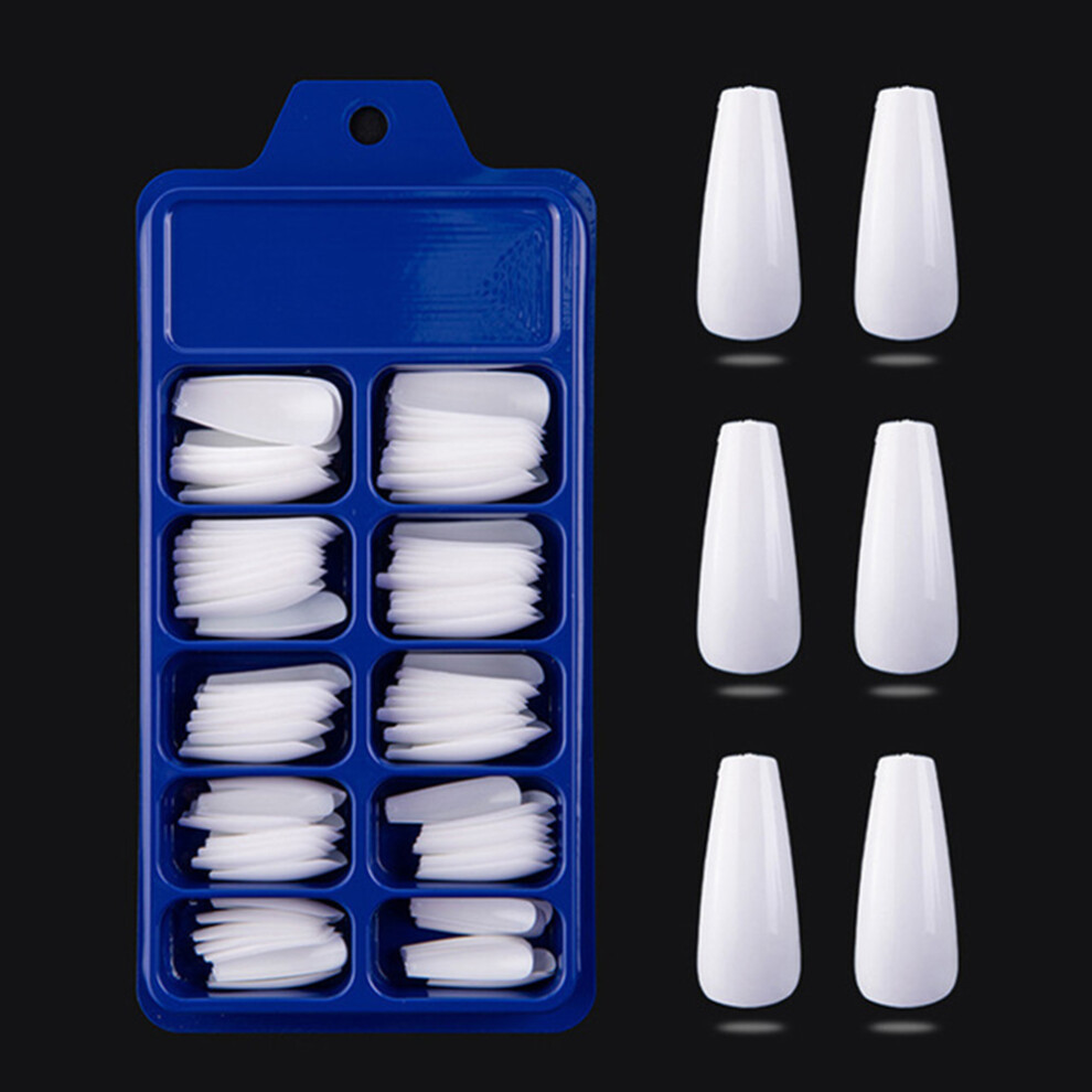 Colorful Chic Acrylic Nails Ballerina Shape Manicure Fingernail Diy Decor Press On Fake Nails With Full Coverage Design Extra Long Coffin False Nails