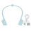 Ακουστικά Bluetooth5.4 με ανοιχτό αυτί, τεχνολογία οστικής αγωγιμότητας, μικρόφωνο με 1